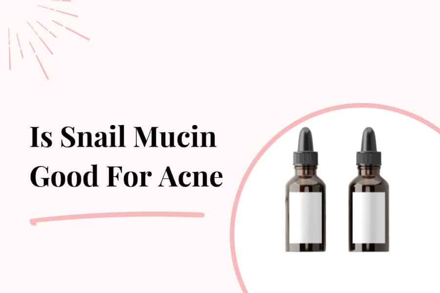 is snail slime good for acne