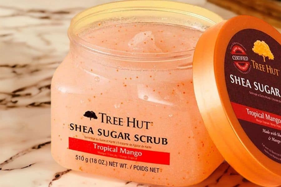 can you use tree hut body scrub on your face